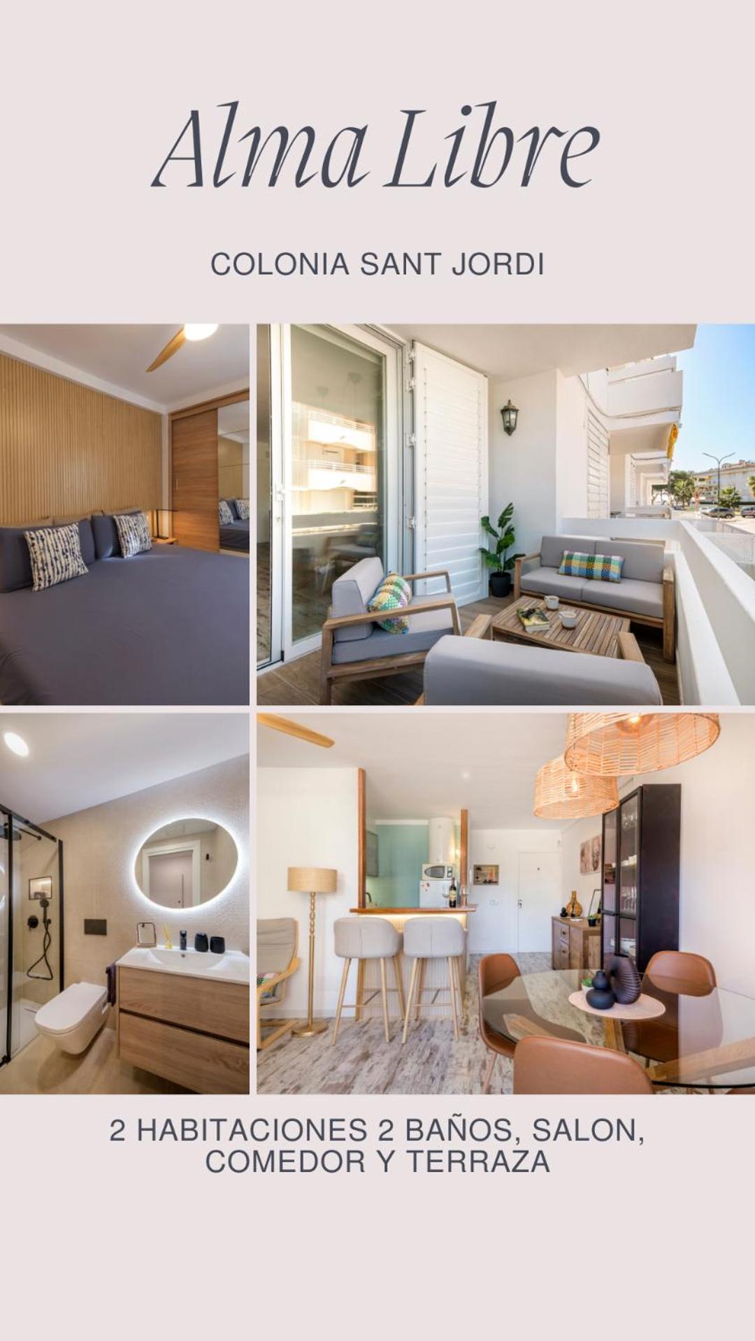 Alma Libre Beach Apartment Colonia de Sant Jordi Exterior foto